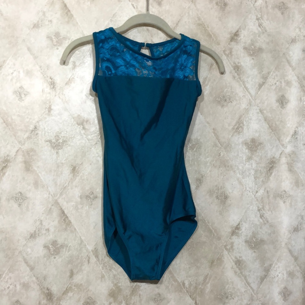 Blue leotard